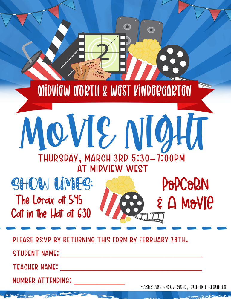 Kindergarten Family Movie Night | Midview West Elementary